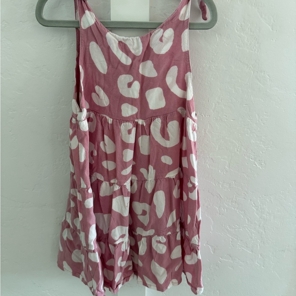 Gillia Pink and White Patterned Top